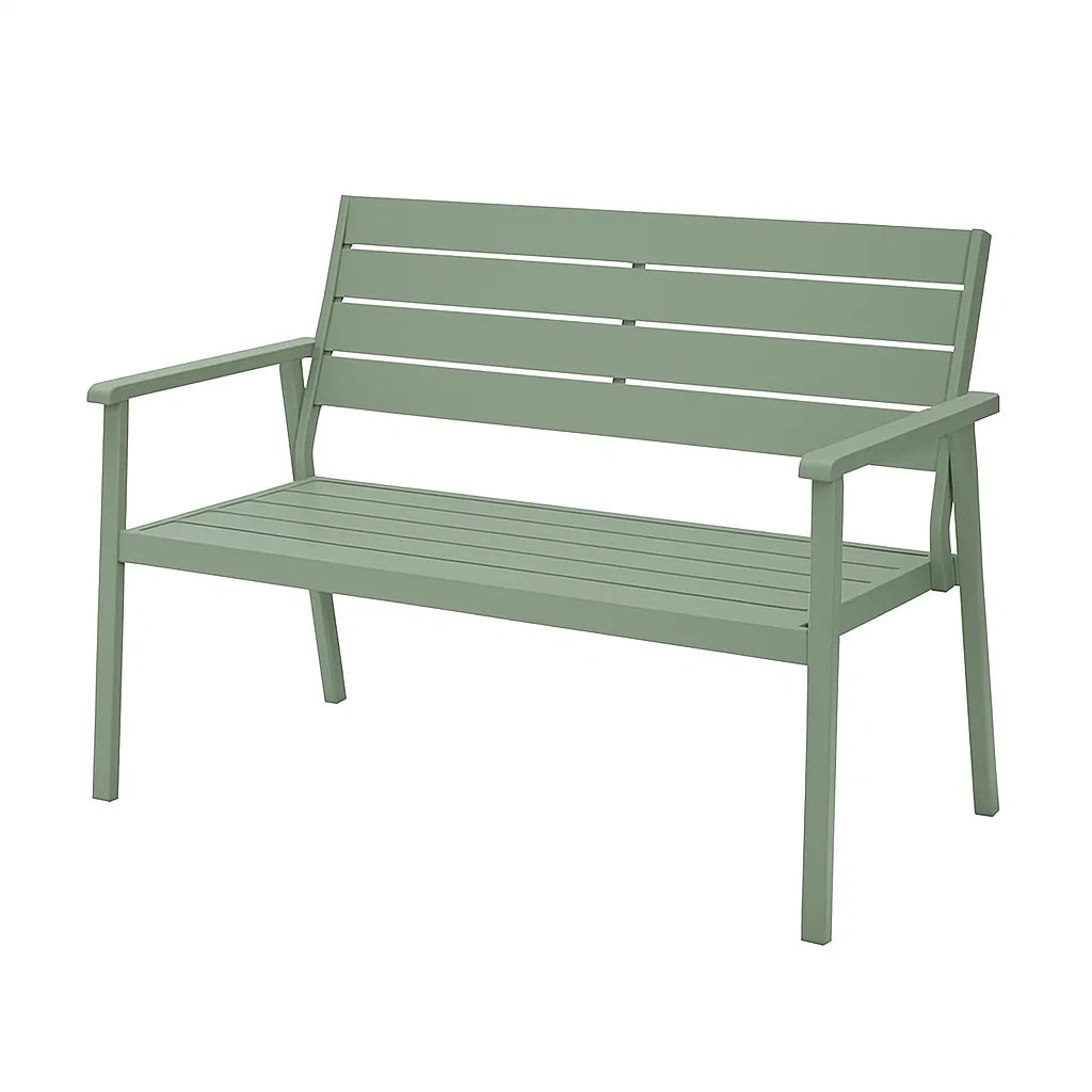 Gartenbank Aluminium Grün