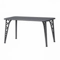 Stahltisch Grau 150x90x74 cm