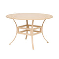Runder Metalltisch Beige Ø120 cm