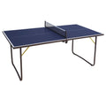 Tischtennisplatte klappbar Blau 274x152.5x76 cm MDF Metall
