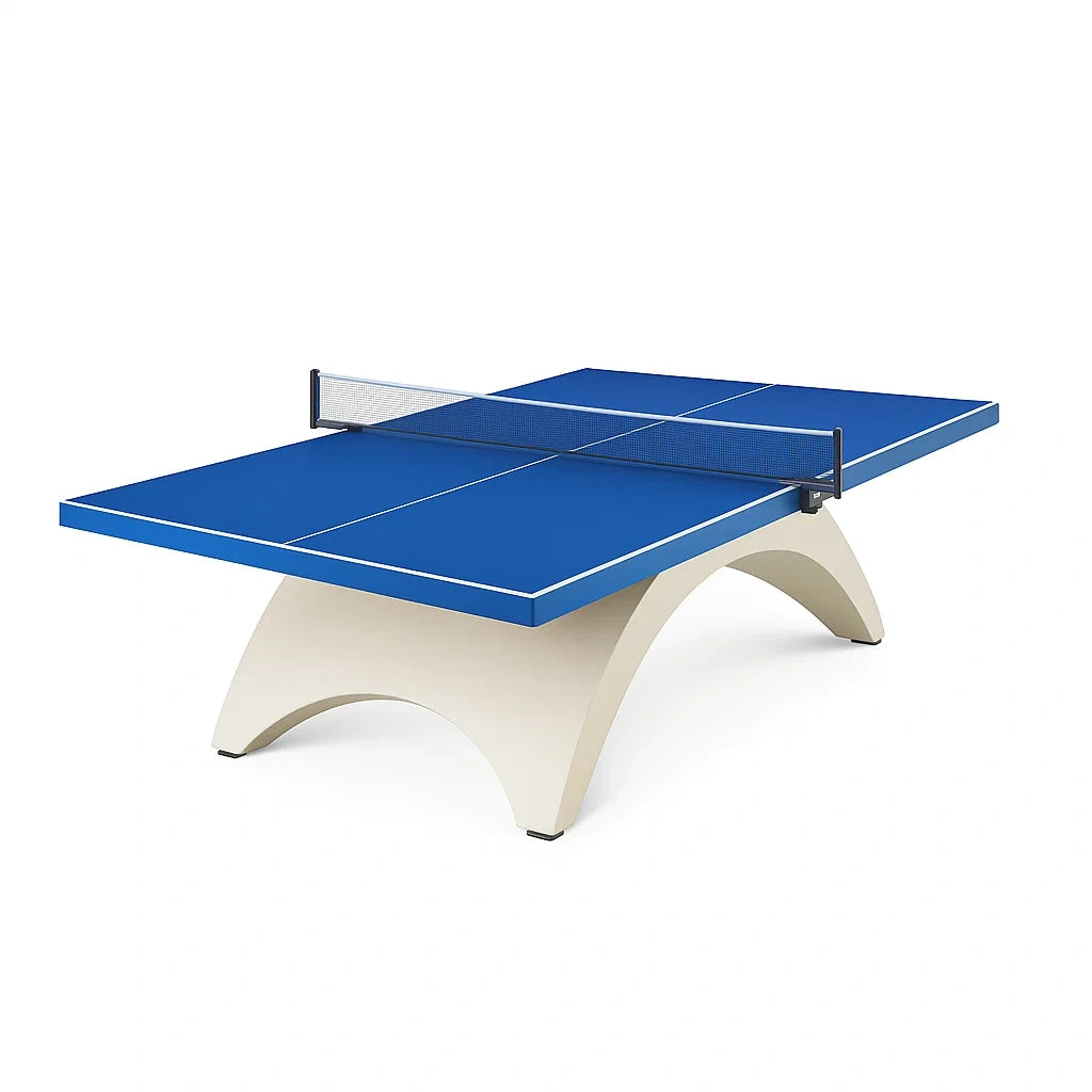 Tischtennisplatte Blau Weiß MDF 274x152x76 cm